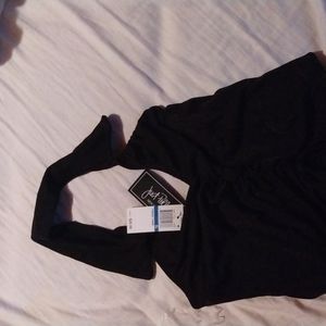 Black Halter neck and Barebacked Blouse